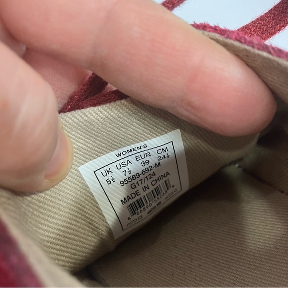 Palladium women’s Wander lace sneakers in Rio red size 7.5 - Picture 9 of 9